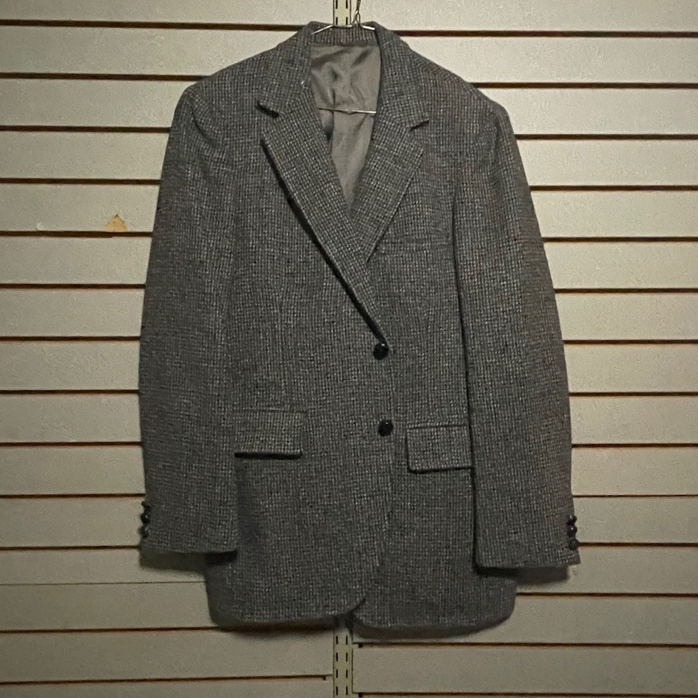 Mens Yorkshire Imperial Quiksilver Tweed‎ Harris Tweed Wool Blazer Jacket 42 Reg